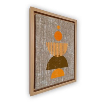 Naturel L Çerçeveli Tablo 96cm x 136cm