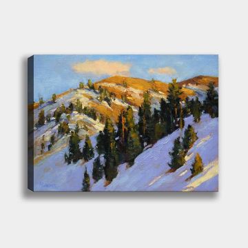 Kar Manzara Kanvas Tablo 30cm x 40cm