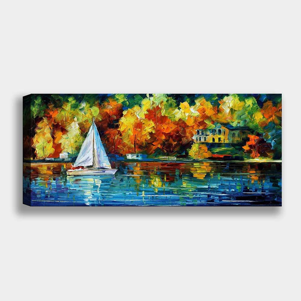 Soyut Dekoratif Kanvas Tablo 90cm x 130cm