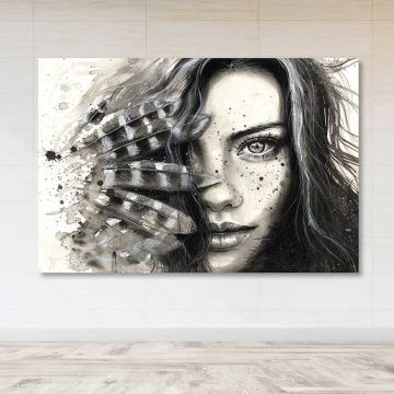 Dev Boyut Kanvas Tablo 100cm x 140cm
