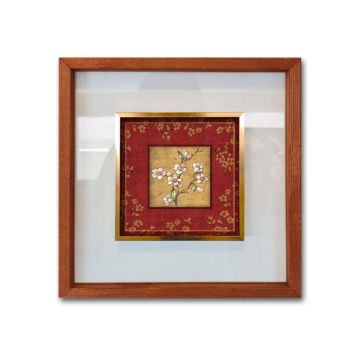 Çerçeveli Cam Paspartulu Tablo 42cm x 42cm