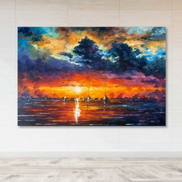 Dev Boyut Kanvas Tablo 100cm x 140cm