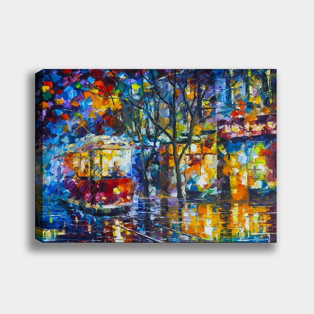 Soyut Dekoratif Kanvas Tablo 70cm x 100cm