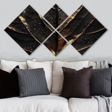 4 Parçalı Mdf Tablo 40cm x 40cm