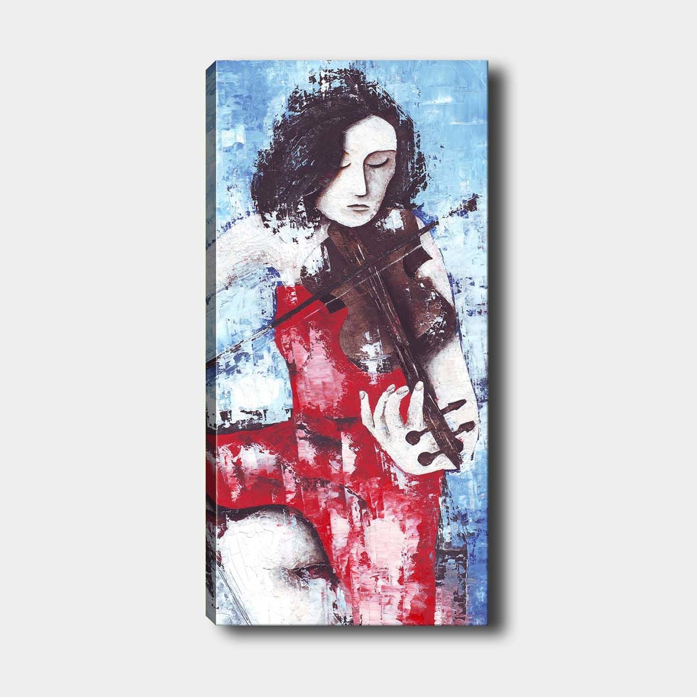 Dikey Kanvas Tablo 40cm x 100cm
