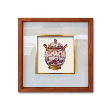 Çerçeveli Cam Paspartulu Tablo 42cm x 42cm