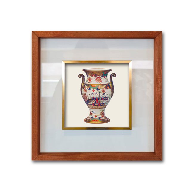 Çerçeveli Cam Paspartulu Tablo 52cm x 52cm