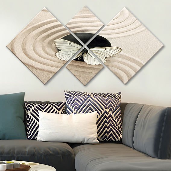 4 Parçalı Mdf Tablo 40cm x 40cm