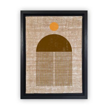 Siyah L Çerçeveli Tablo