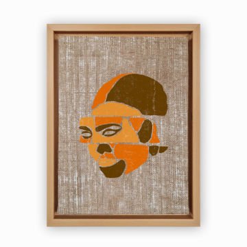 Naturel L Çerçeveli Tablo 96cm x 136cm