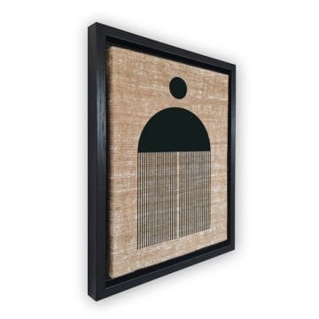 Siyah L Çerçeveli Tablo