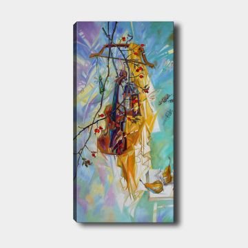 Dikey Kanvas Tablo 50cm x 120cm