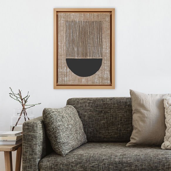 Naturel L Çerçeveli Tablo 46cm x 66cm