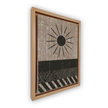 Naturel L Çerçeveli Tablo 96cm x 136cm
