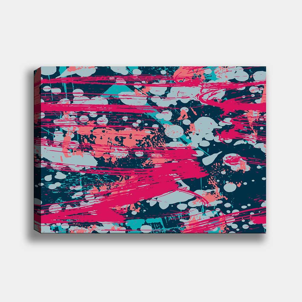 Renkli Soyut Kanvas Tablo 70cm x 100cm