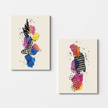 2 Parçalı Kanvas Tablo 70cm x 100cm - 2 Parça