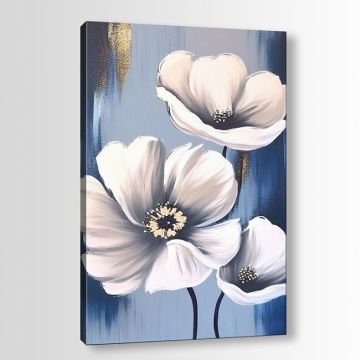 Çiçek Kanvas Tablo 90cm x 130cm
