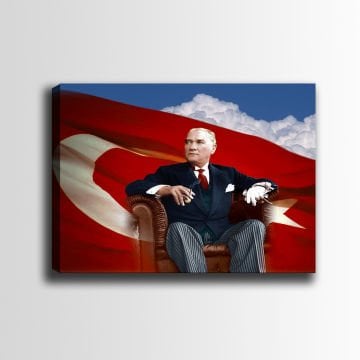 Atatürk Kanvas Tablo