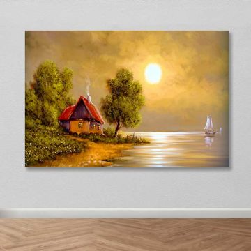 Dev Boyut Kanvas Tablo 100cm x 140cm