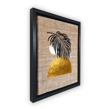 Siyah L Çerçeveli Tablo 36cm x 46cm