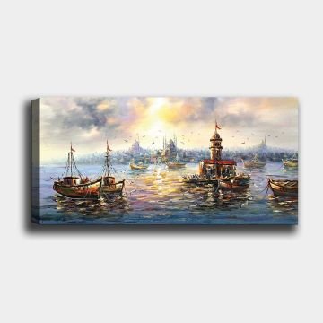 Yatay Kanvas Tablo 60cm x140cm