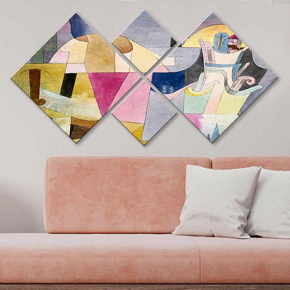 4 Parçalı Mdf Tablo 40cm x 40cm