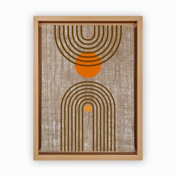 Naturel L Çerçeveli Tablo 46cm x 66cm