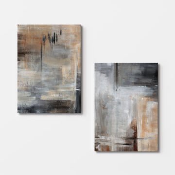 2 Parçalı Kanvas Tablo 100cm x 140cm - 2 Parça