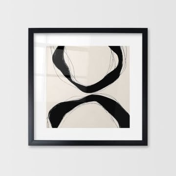 Siyah Çerçeveli Cam Tablo