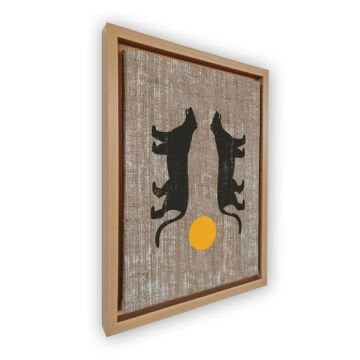 Naturel L Çerçeveli Tablo 46cm x 66cm