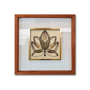 Çerçeveli Cam Paspartulu Tablo 42cm x 42cm