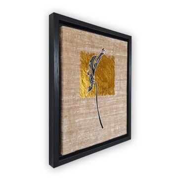Siyah L Çerçeveli Tablo 36cm x 46cm