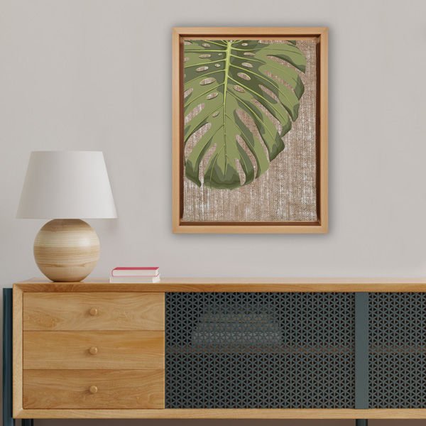 Naturel L Çerçeveli Tablo 46cm x 66cm