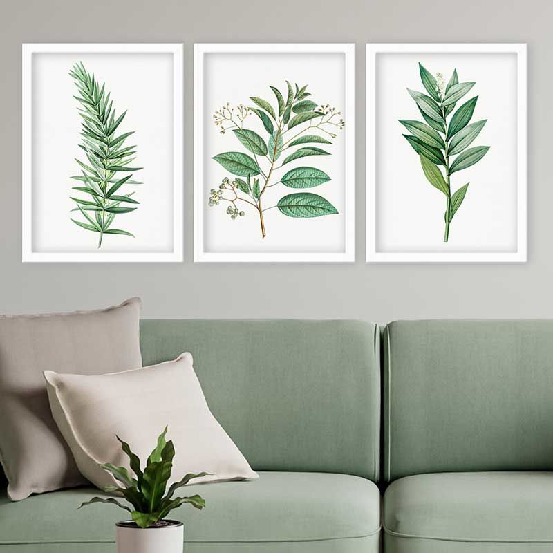 3 Parçalı Çerçeveli Tablo