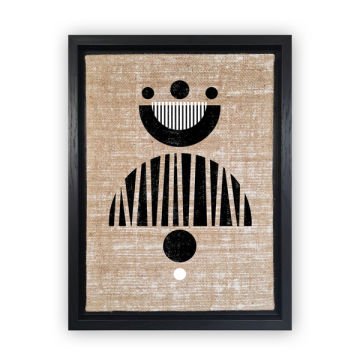 Siyah L Çerçeveli Tablo 46cm x 66cm