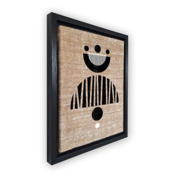 Siyah L Çerçeveli Tablo 46cm x 66cm