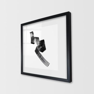 Çerçeveli Cam Soyut Tablo