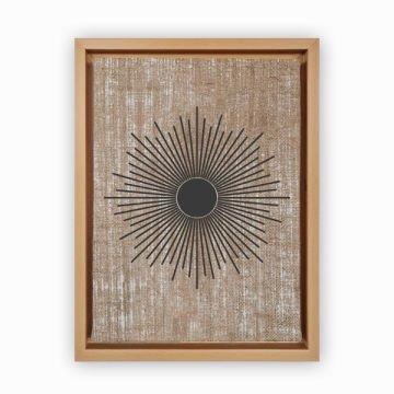Naturel L Çerçeveli Tablo 66cm x 96cm