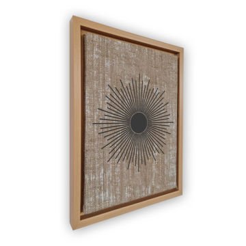 Naturel L Çerçeveli Tablo 66cm x 96cm