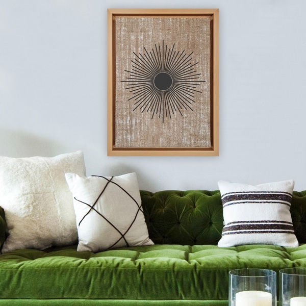 Naturel L Çerçeveli Tablo 66cm x 96cm