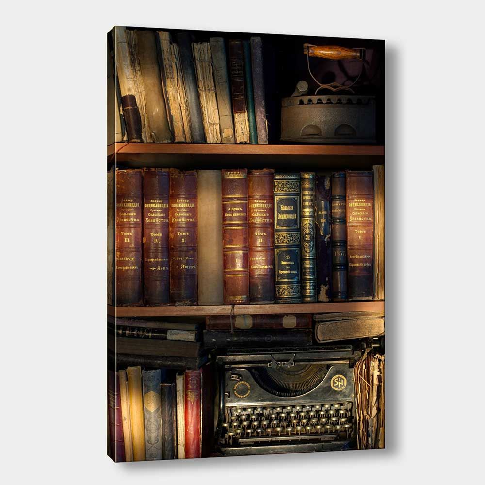 Kitaplar Dekoratif Tablo