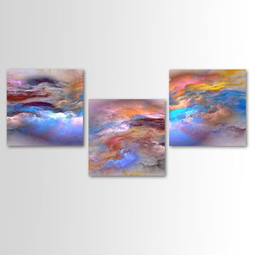 3 Parçalı Kanvas Tablo