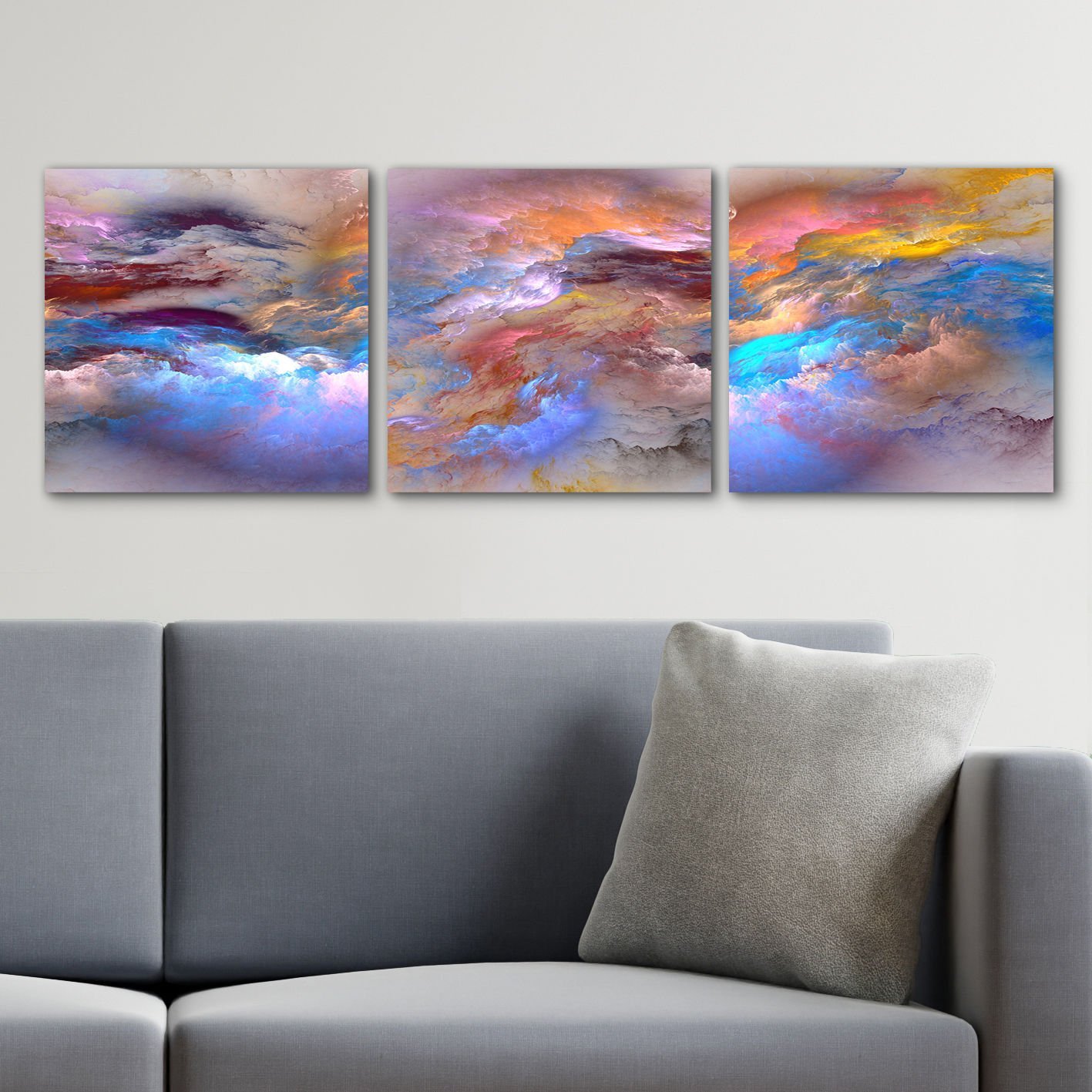 3 Parçalı Kanvas Tablo