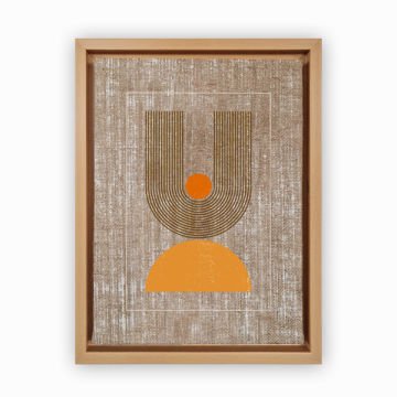 Naturel L Çerçeveli Tablo 66cm x 96cm
