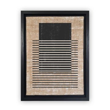 Siyah L Çerçeveli Tablo 96cm x 136cm