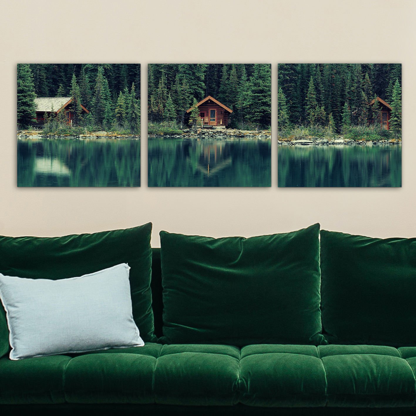 3 Parçalı Kanvas Tablo