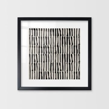 Çerçeveli Cam Soyut Tablo