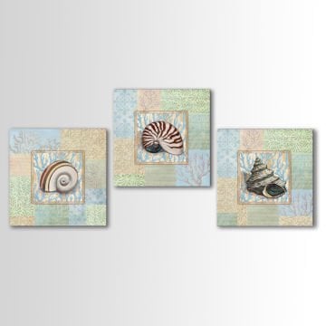 3 Parçalı Kanvas Tablo