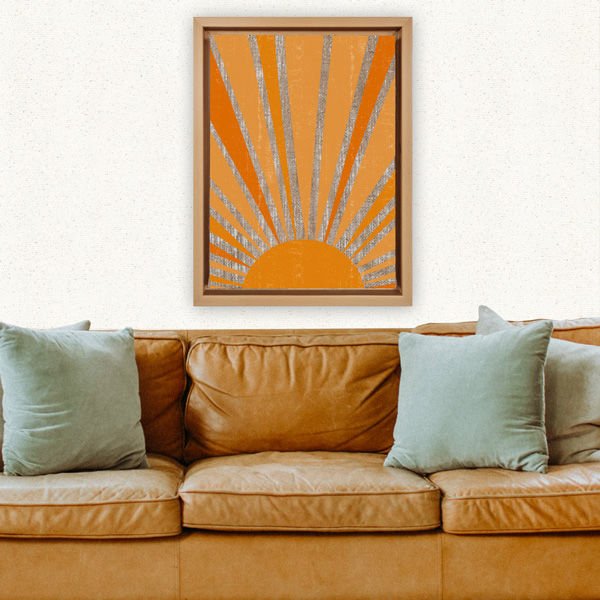 Naturel L Çerçeveli Tablo 36cm x 46cm