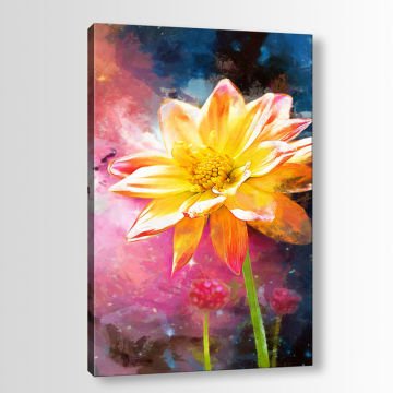 Çiçek Kanvas Tablo 90cm x 130cm